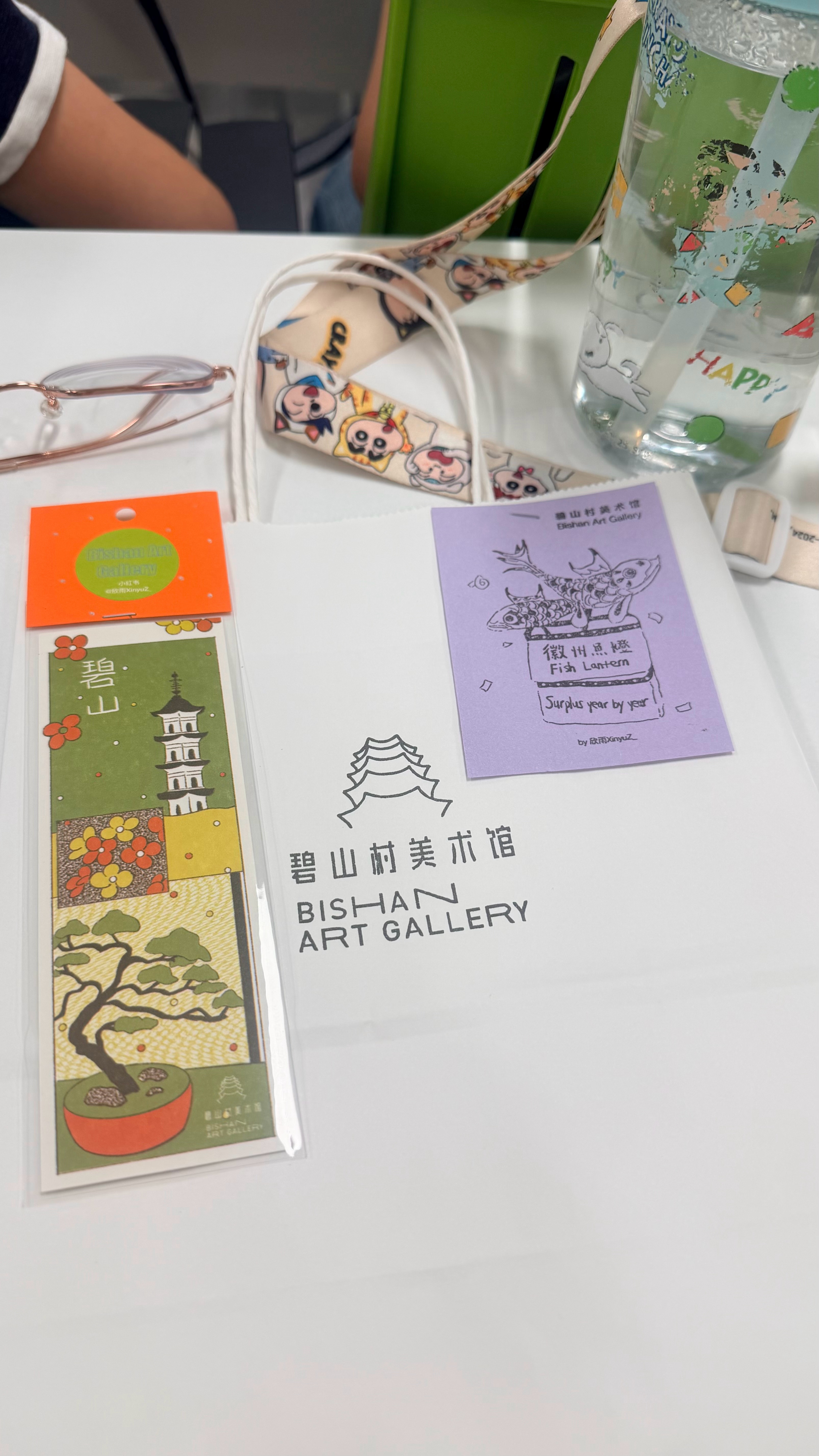 嘿嘿好看鱼灯 同学带回来的小手信 汇报完毕 第一组就是压力小哈哈哈哈 