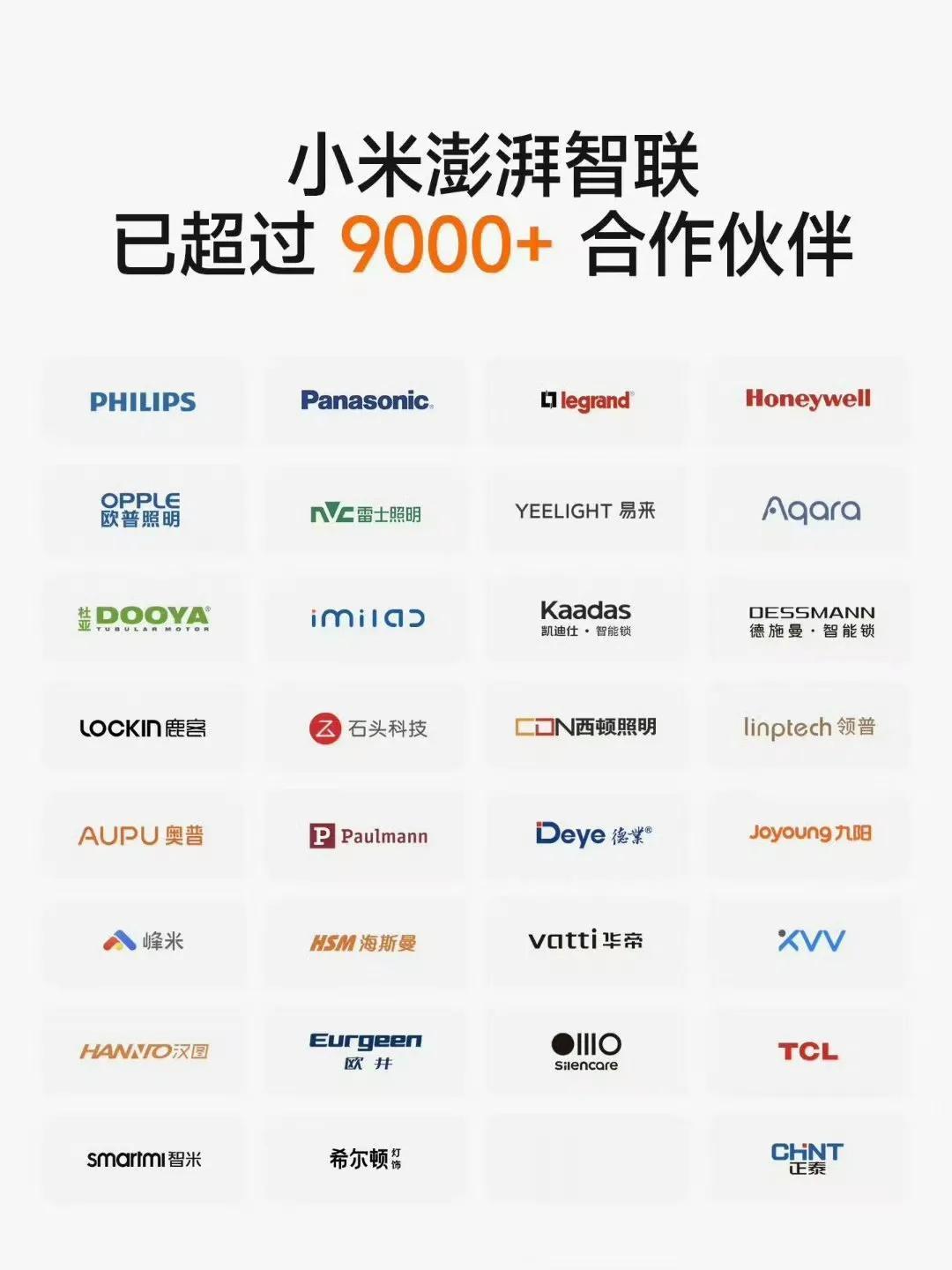 #超9000家品牌已接入小米澎湃OS#生态上小米确实很牛，这一点不可否认，合作的