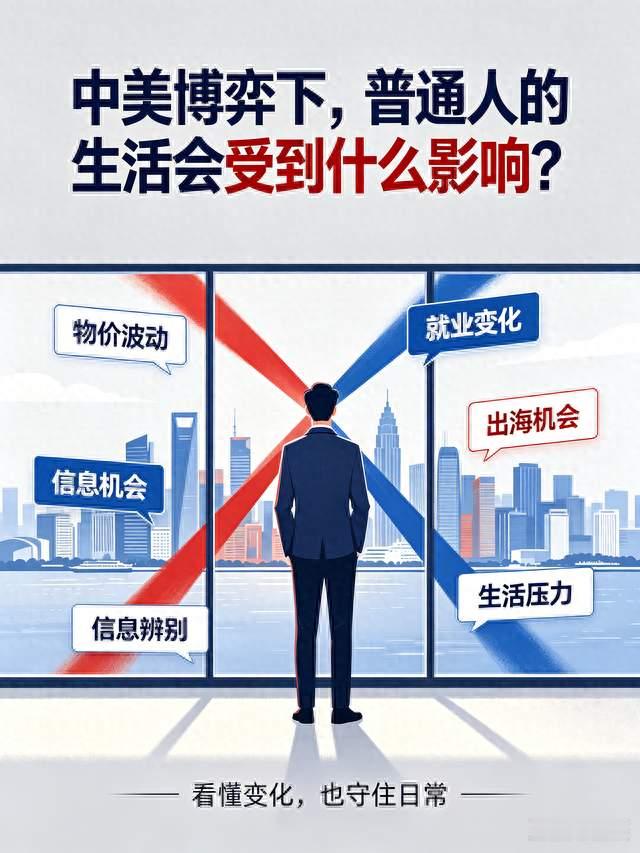 中美博弈下，你觉得普通人的生活会受到什么影响？👇