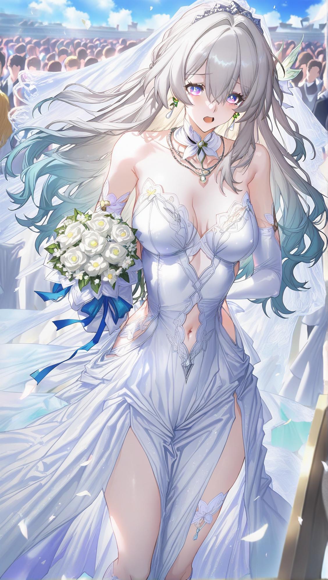 流萤 二次元 崩坏星穹铁道 ai绘画 游戏破壁计划