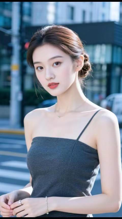 是否还记得我。AI街头优雅风