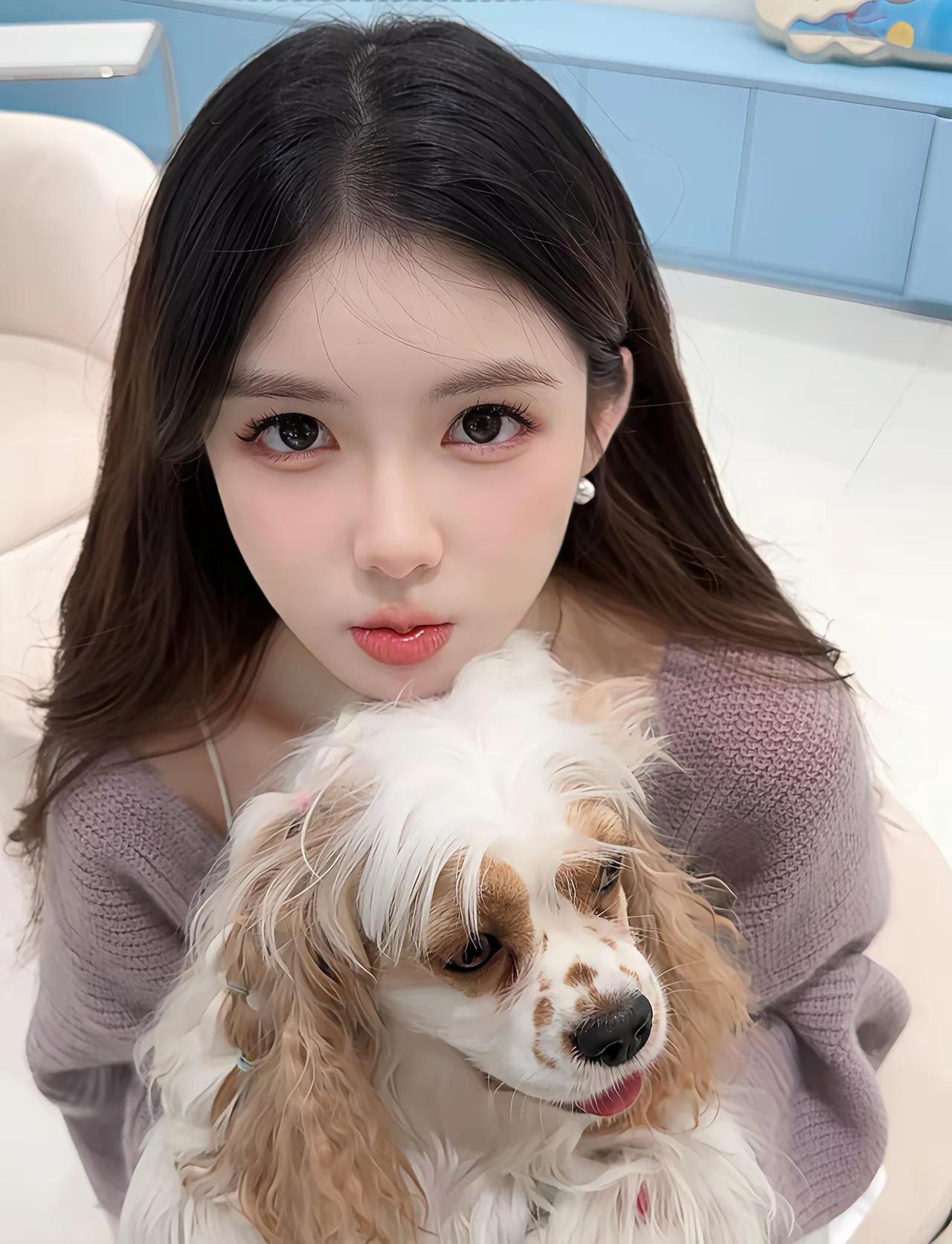 美女好有爱心❤️呀