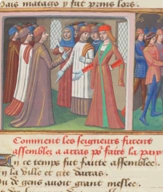 阿拉斯会议
在1435年的那个春天，阿拉斯会议如期在法国的阿拉斯城举行，成为百年