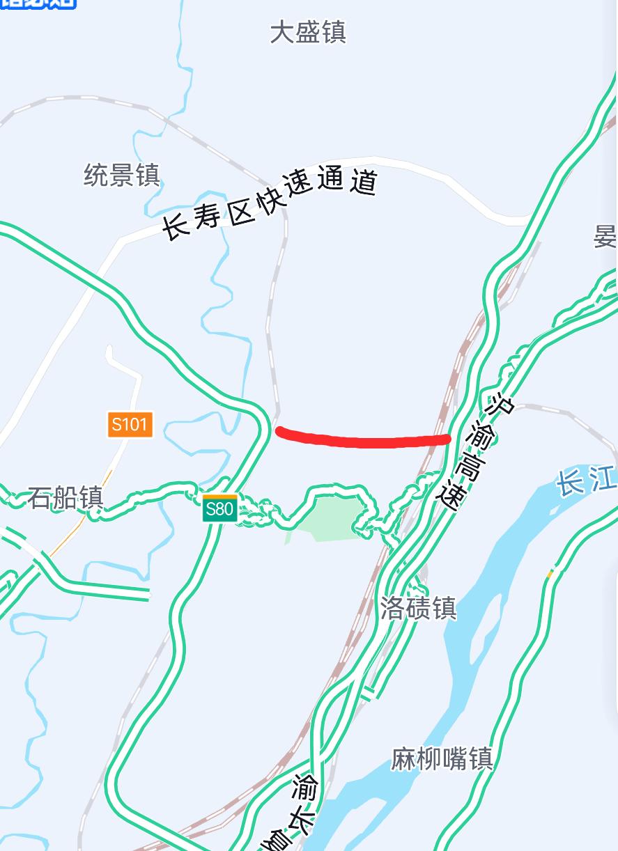 既然长寿区快速通道（两江新区到长寿）是一条收费路，何不按高速公路标准修建一条连接