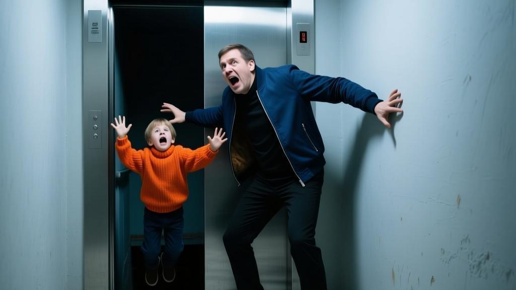 ‌俄罗斯沃罗涅日市一名3岁男孩‌11月8日倚靠公寓电梯门时门突然弹开，坠入电梯井