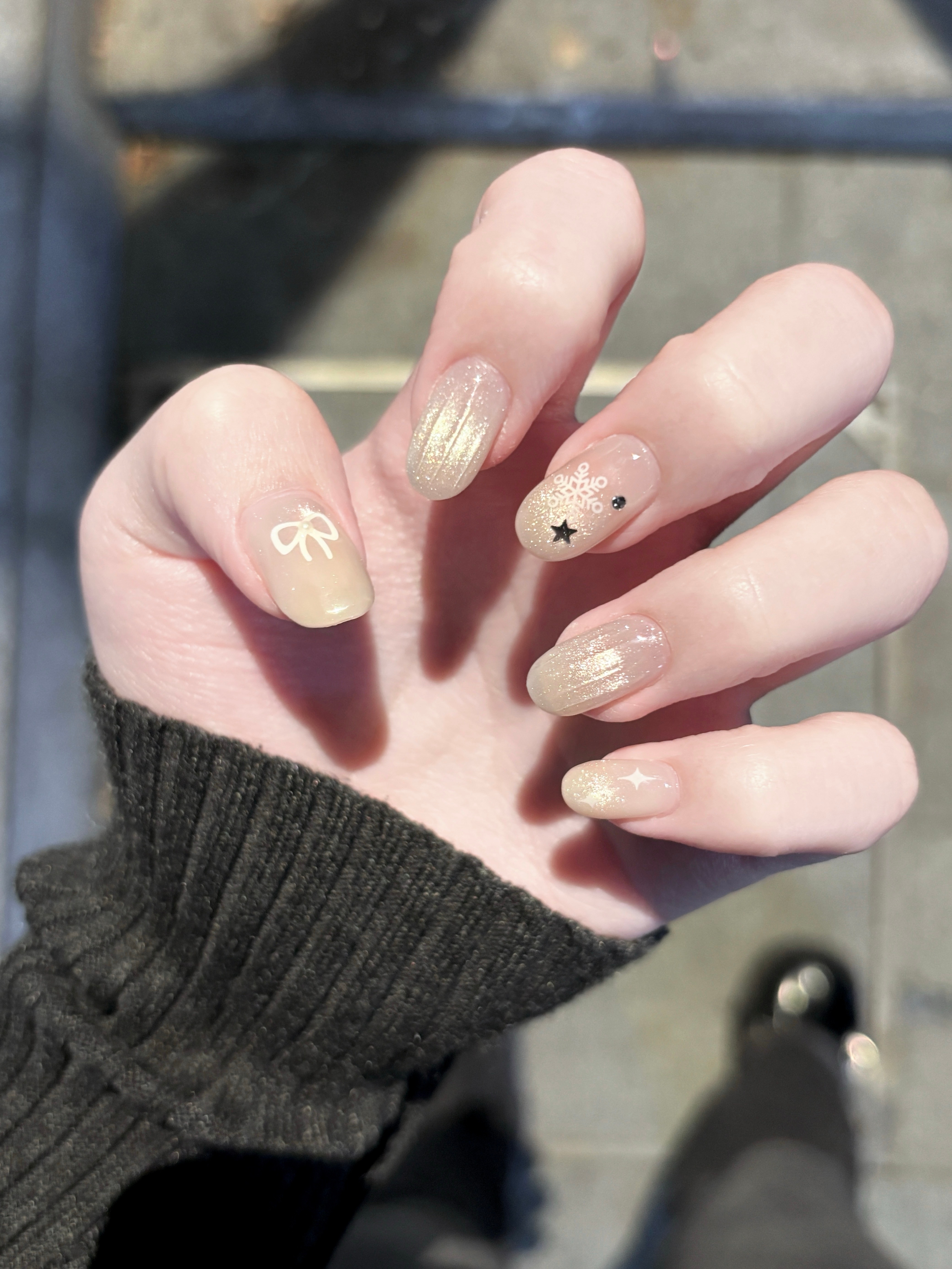 【💅🏻38530】新指甲(*¯︶¯*)但总感觉冬天做更合适呢 