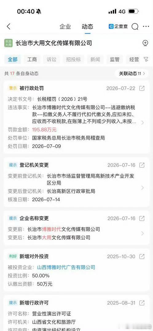 3300万网红主播博雅偷税漏税195万被稽查三千多万粉丝的网红快手主播：博雅g?