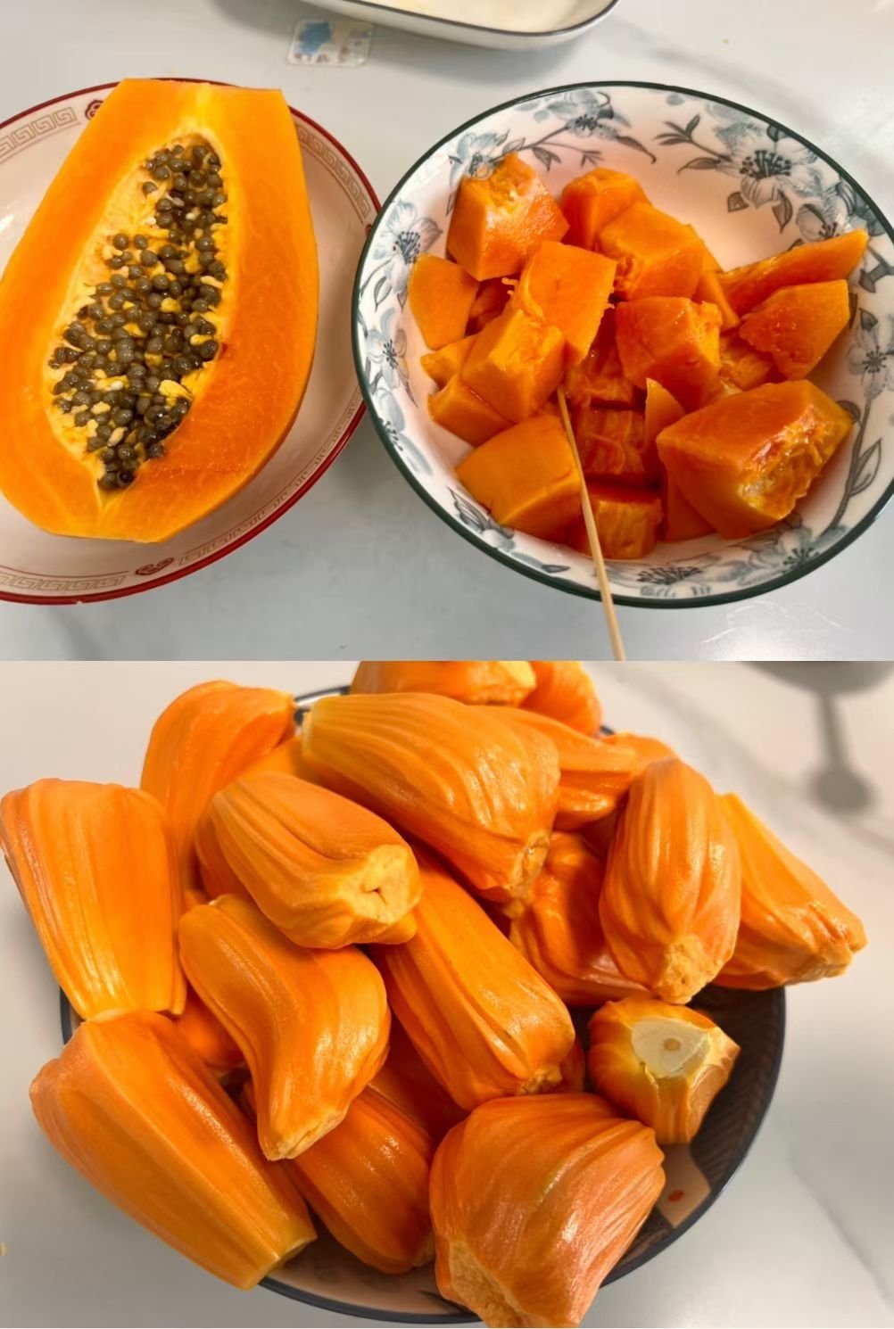 吃完饭再吃点水果，然后睡一觉，这肉就是这么长的