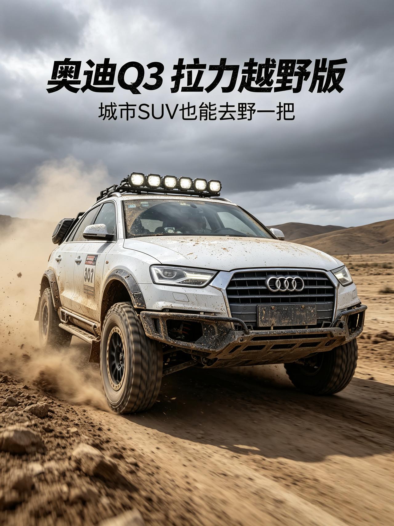 很多人固有偏见：奥迪Q3就是市区代步、超市买菜的通勤小车，天生和越野不沾边，这话