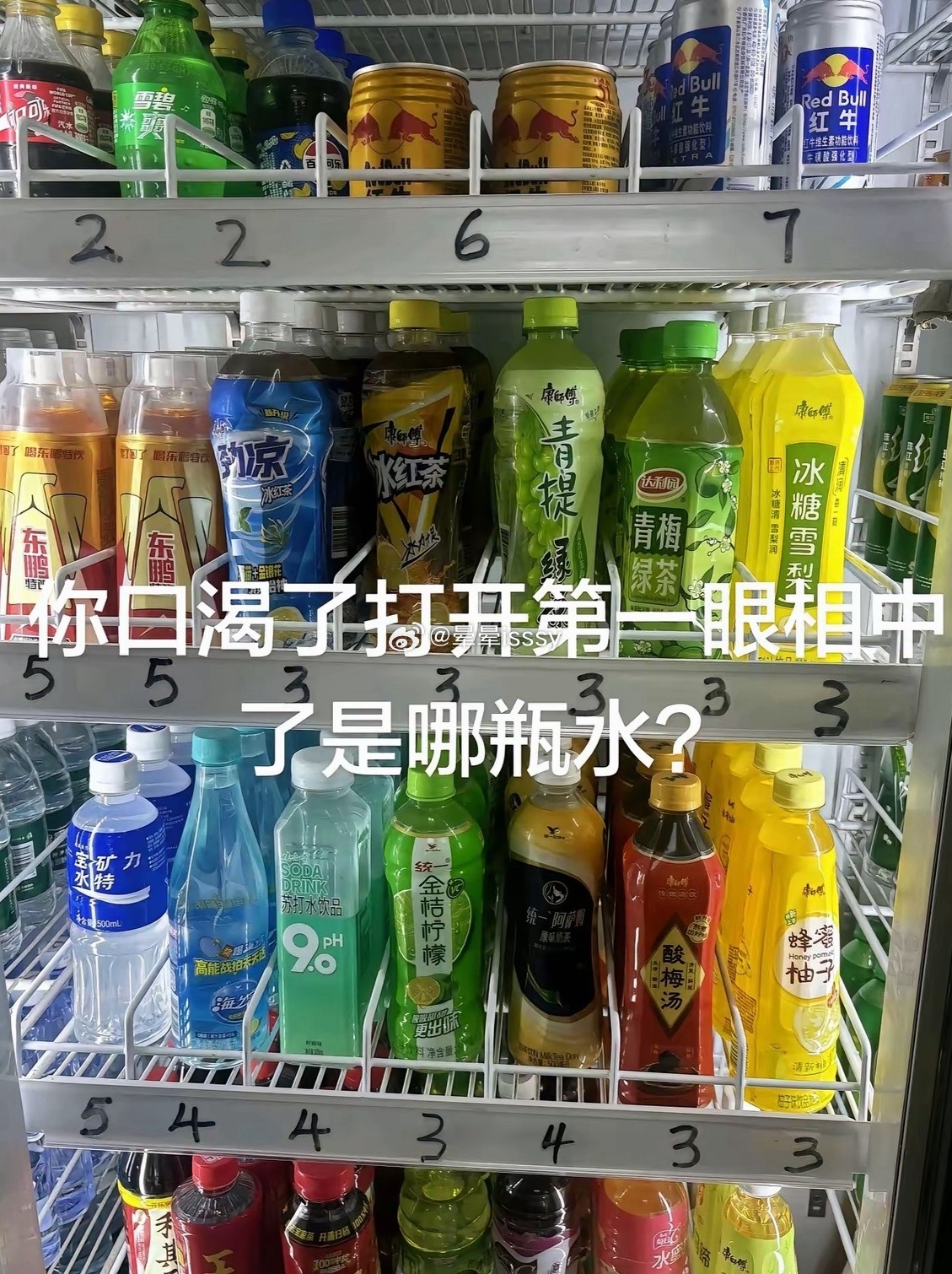 当你口渴了，第一眼会喝哪个？ 