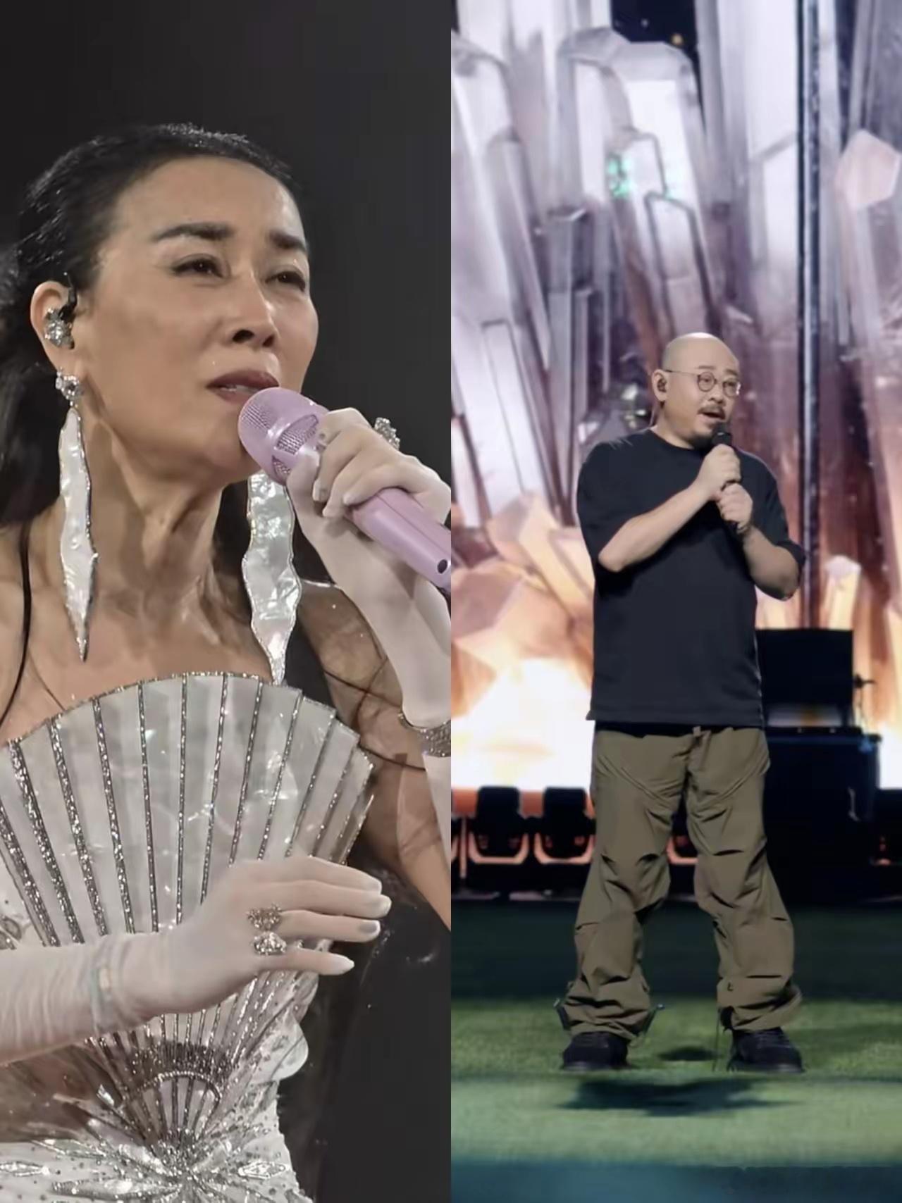 那英这场演唱会，如果非要和刀郎比较，那我只能说，她比刀郎强在了助阵的朋友比较多。