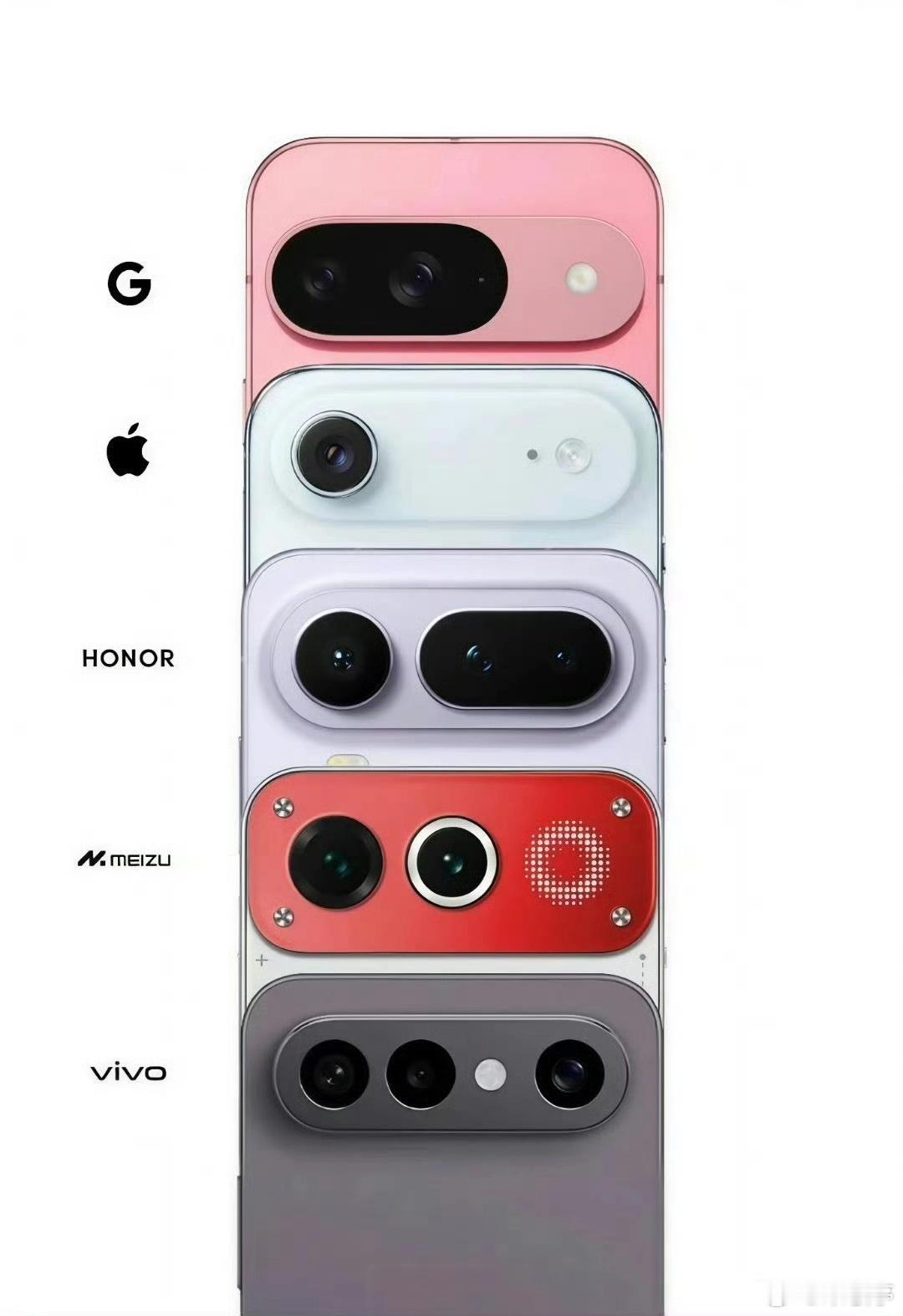 今年横置镜头模组成了设计新风向，大家觉得这些产品哪款设计最好看？iPhone18