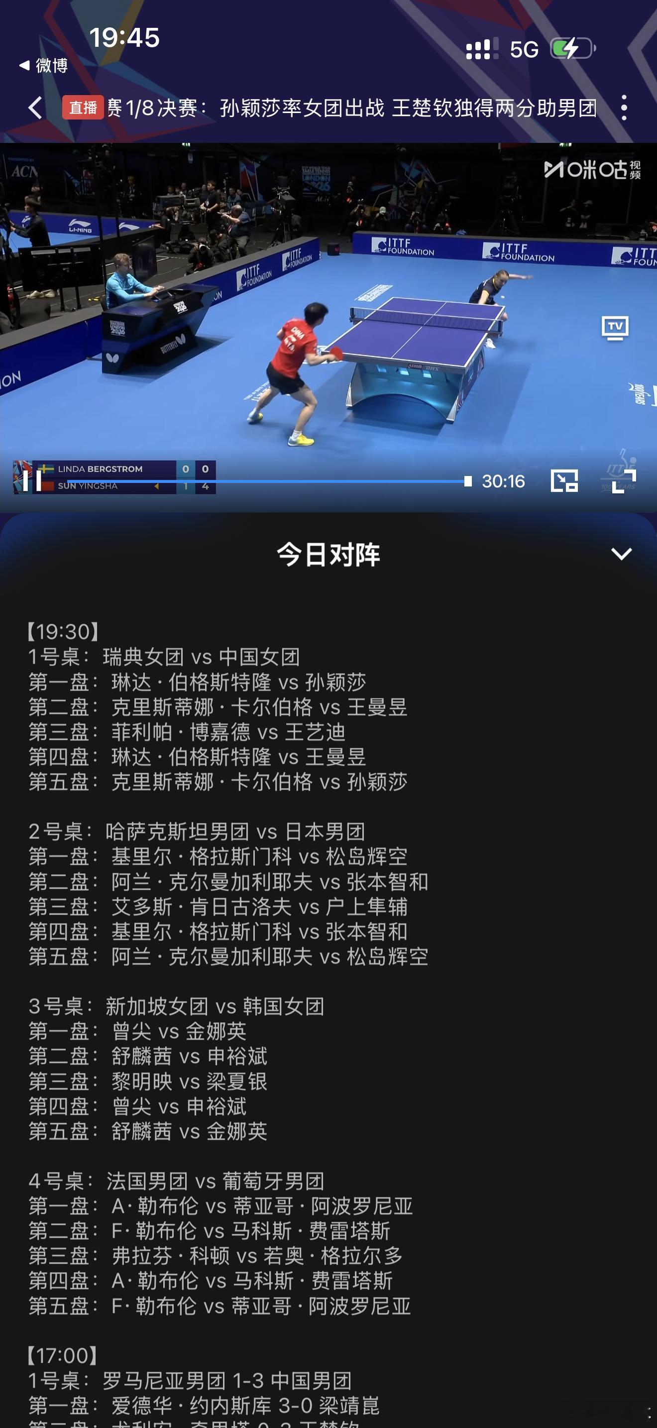 孙颖莎好有活力和元气，看她打比赛有一种你是台电动车被充电的感觉。 