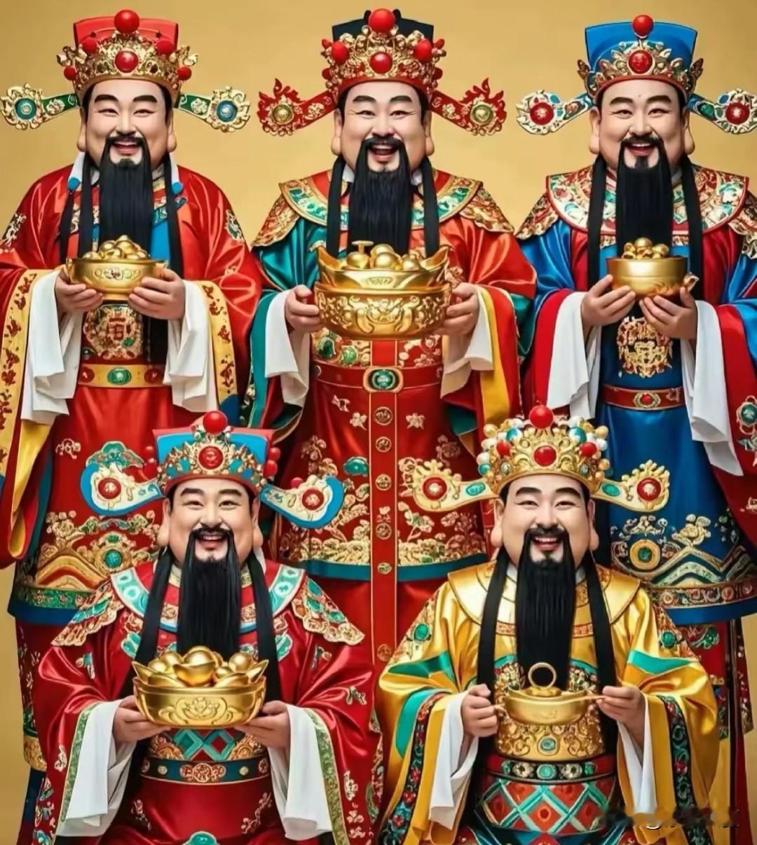 五路财神爷！您都拜对了吗？那他们分别是谁呢？又各自管着啥？咱们到底该拜哪一位！