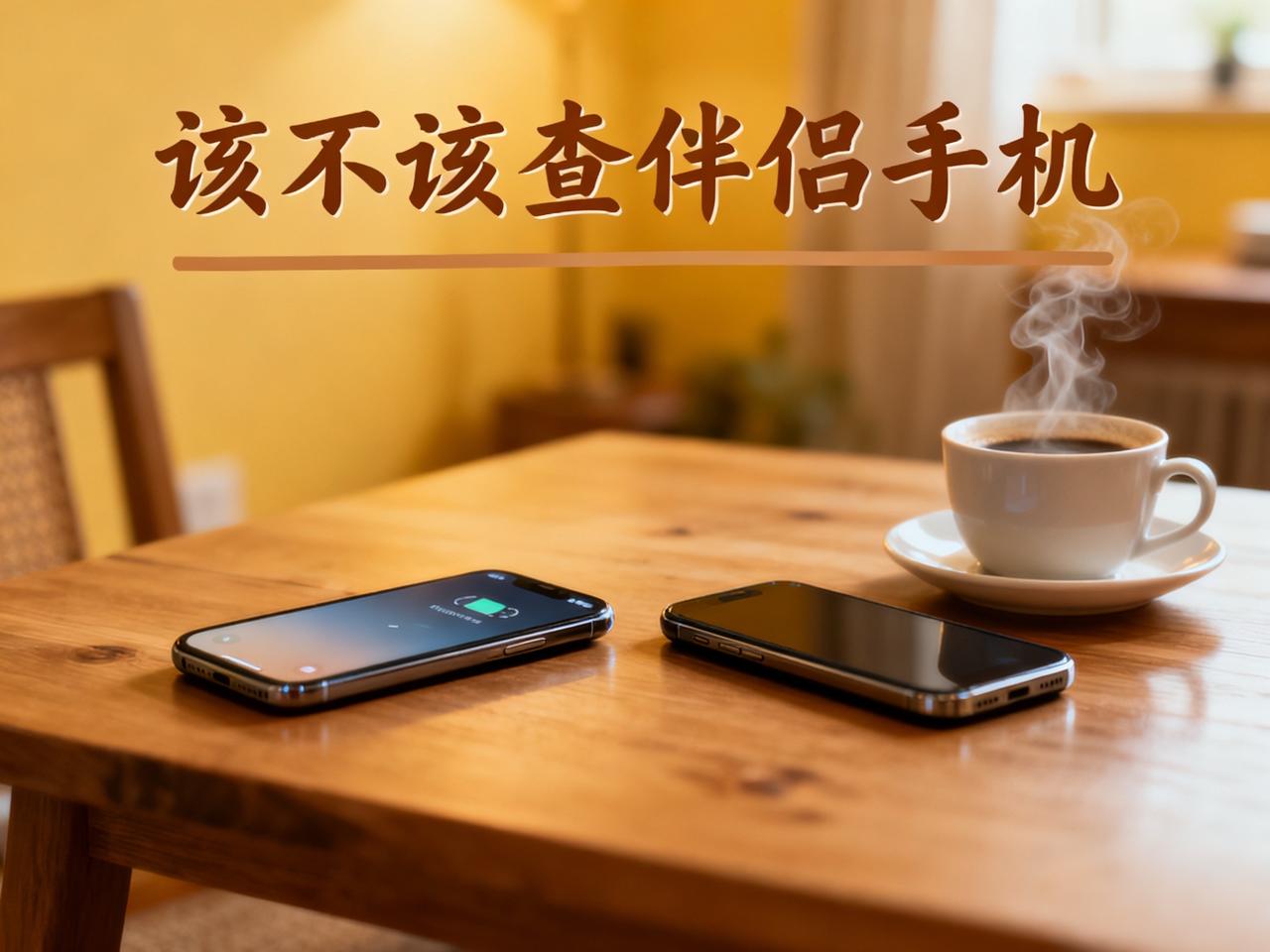 该不该查伴侣手机？边界感与信任的辩证之问
深夜，闺蜜小敏又一次躲在被窝里偷翻男友