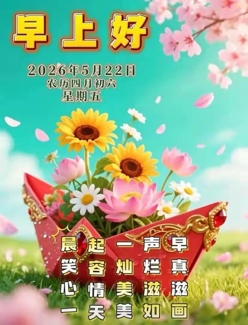 一缕晨光，一份问候，开启元气满满的清晨。生活虽平淡，却处处藏着温柔。愿你守住好心