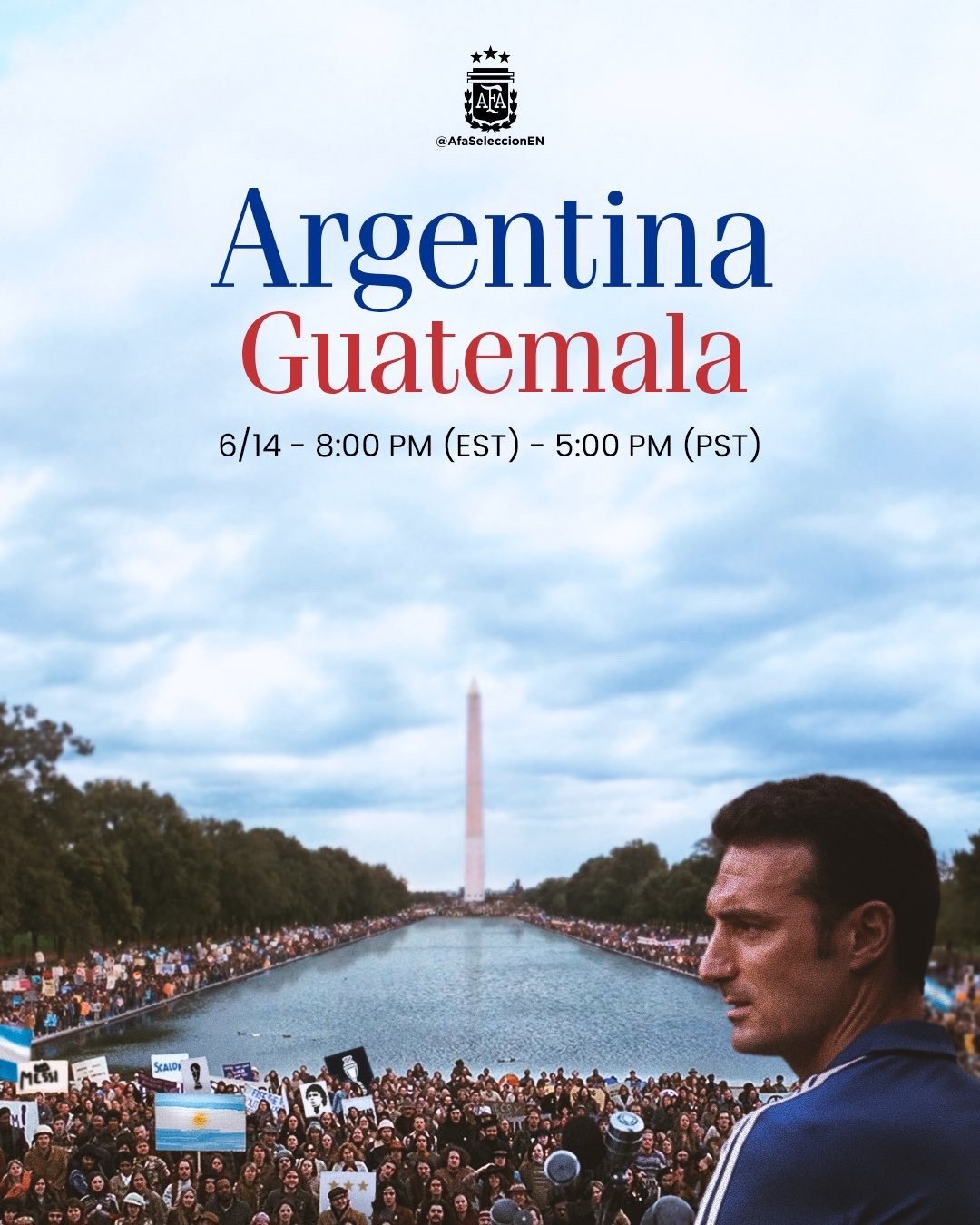 【明日比赛日看梅西🐐】⚽️阿根廷vs危地马拉🏆国际友谊赛🏟️华盛顿联邦快递