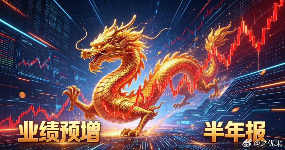 A股半年报业绩行情来了多家上市公司集中披露2026半年报业绩预告，不少企业盈利迎