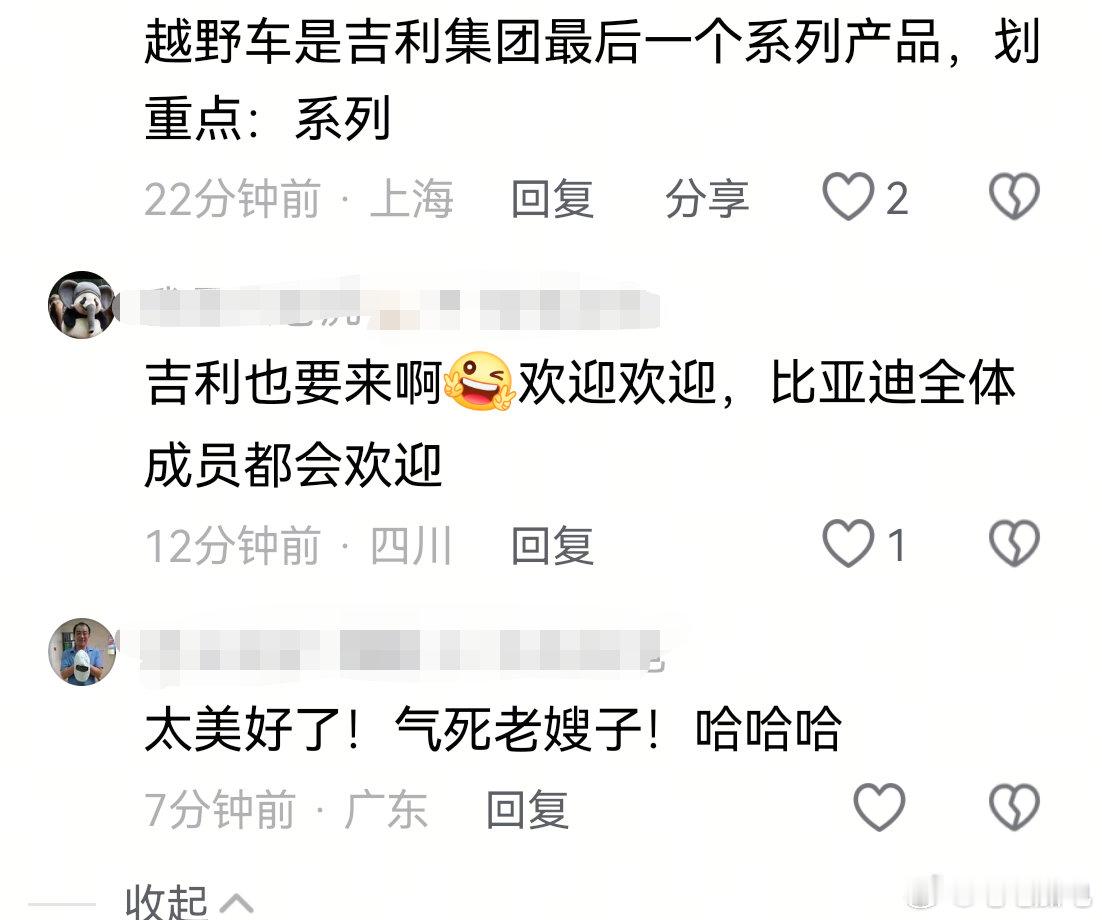 【硬要越野】越野车是吉利最后一个系列，划重点：系列。我留言区都是欢迎态度，用产品