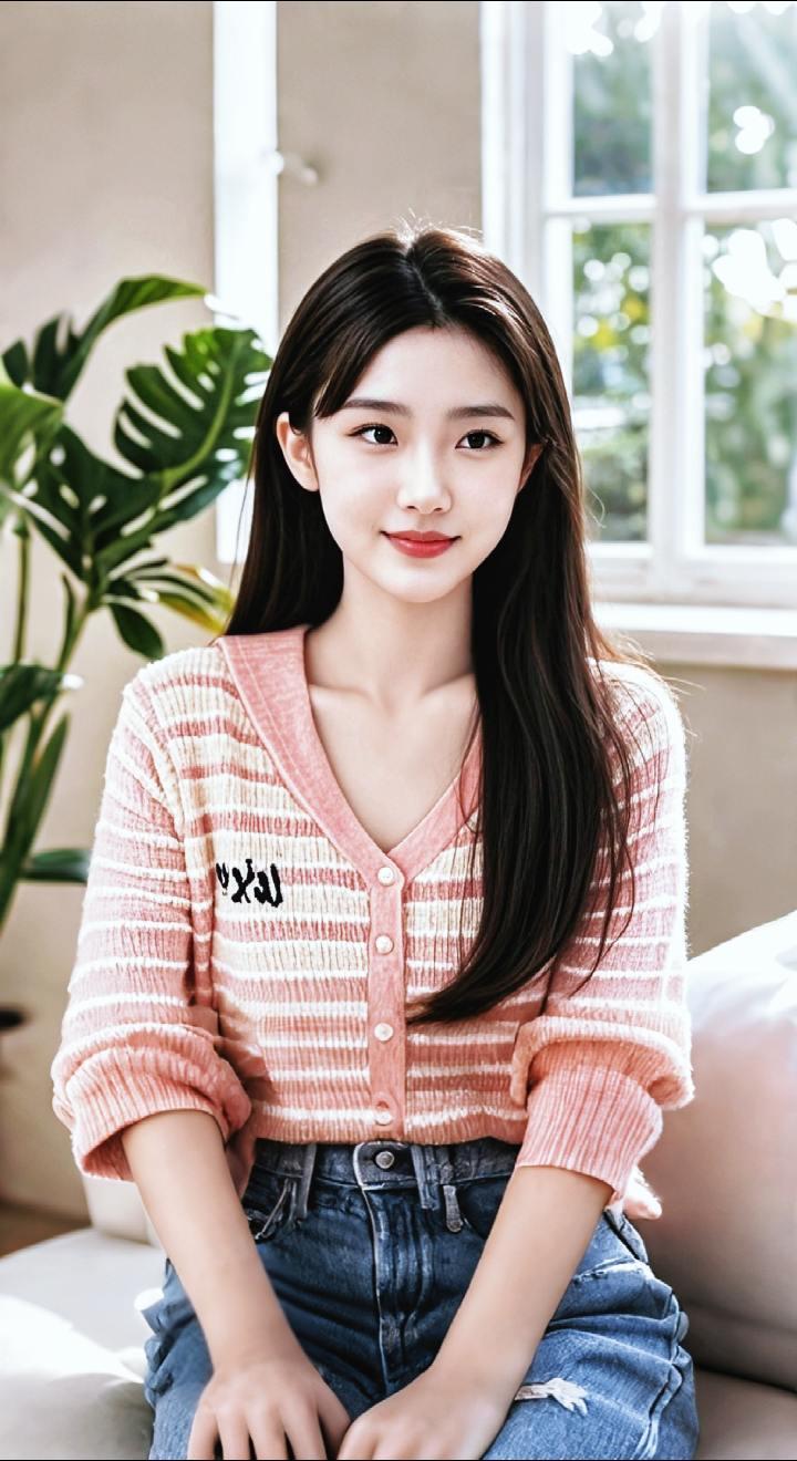 AI扩图 AI粉漾佳人