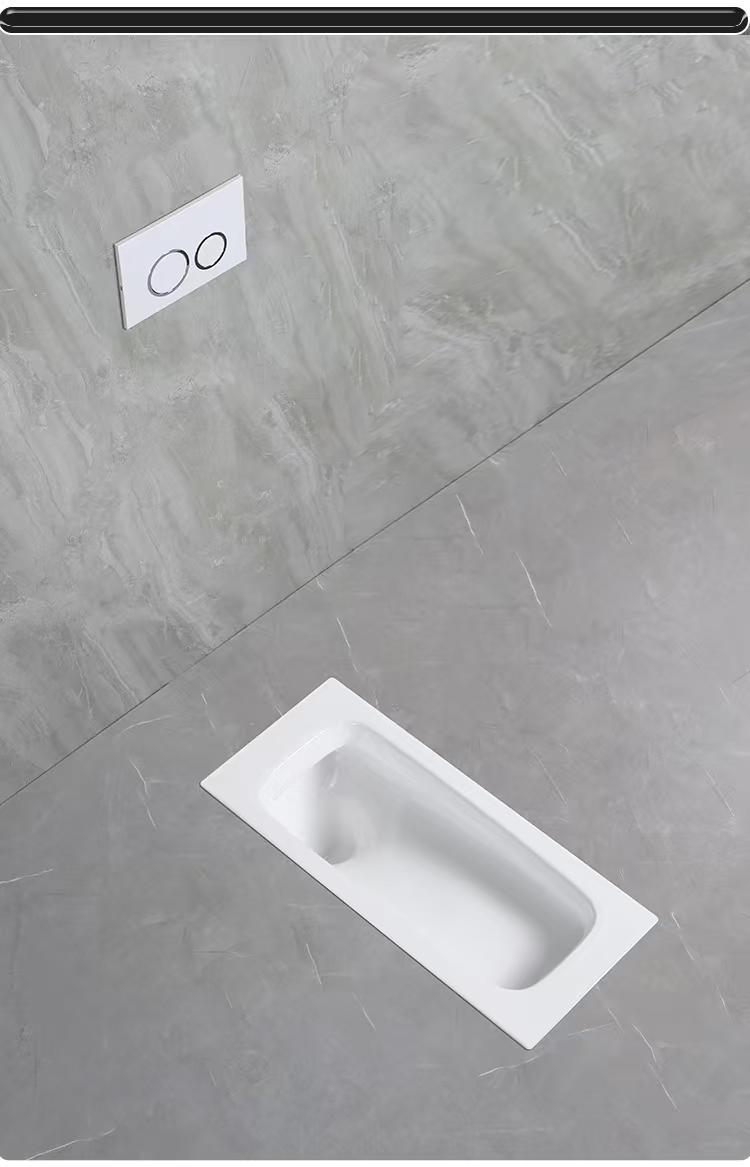 加深加长大尺寸蹲便器。设计师