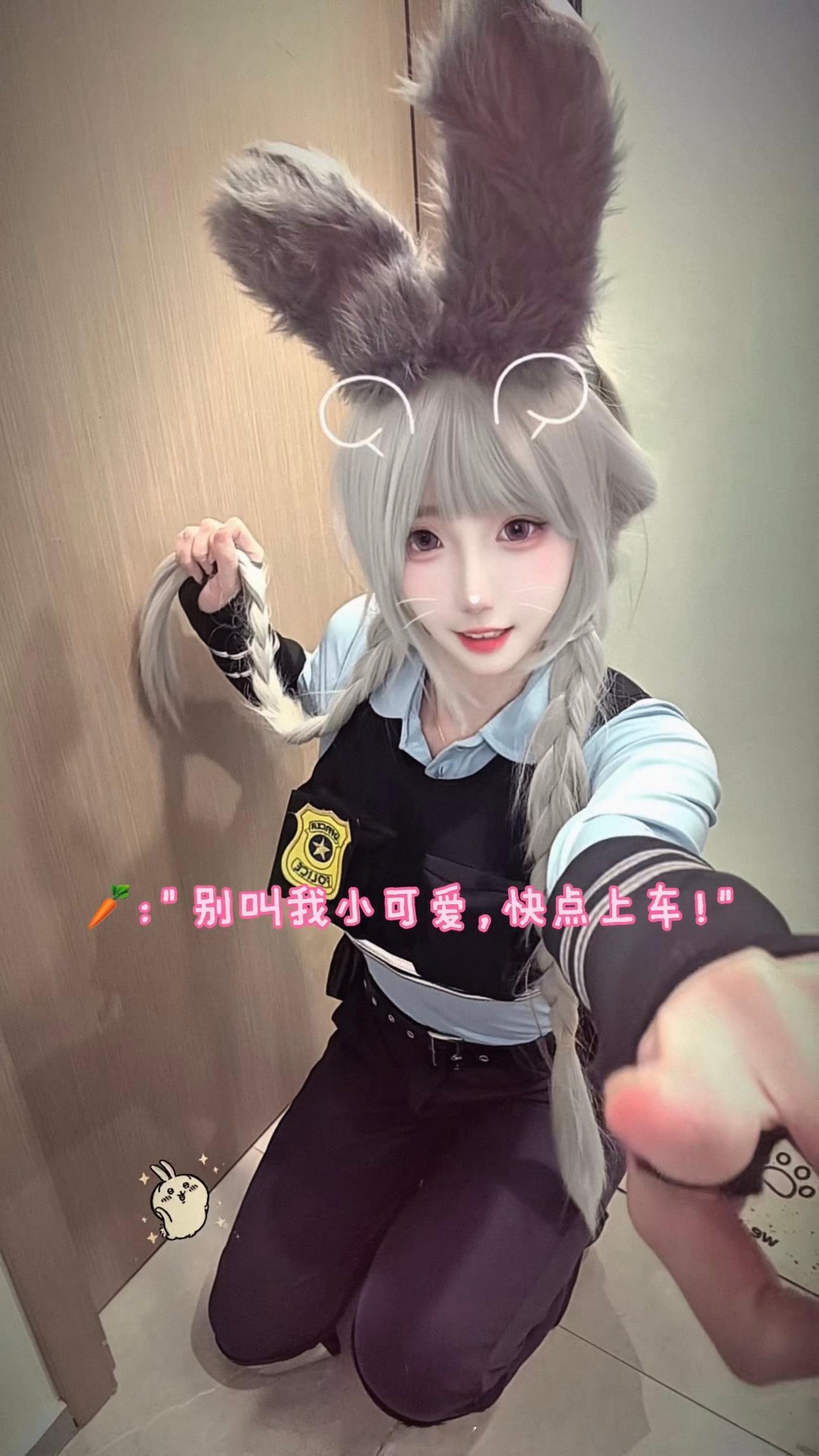🥕：“我是朱迪！我可是兔子警官！你说话客气点🐰”欢迎回到疯狂动物城  兔子警