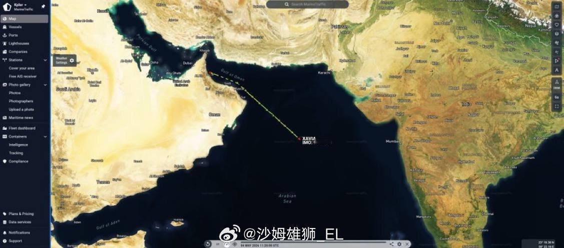 又一艘受制裁的伊朗液化石油气油轮公开穿过美国海军封锁线。 