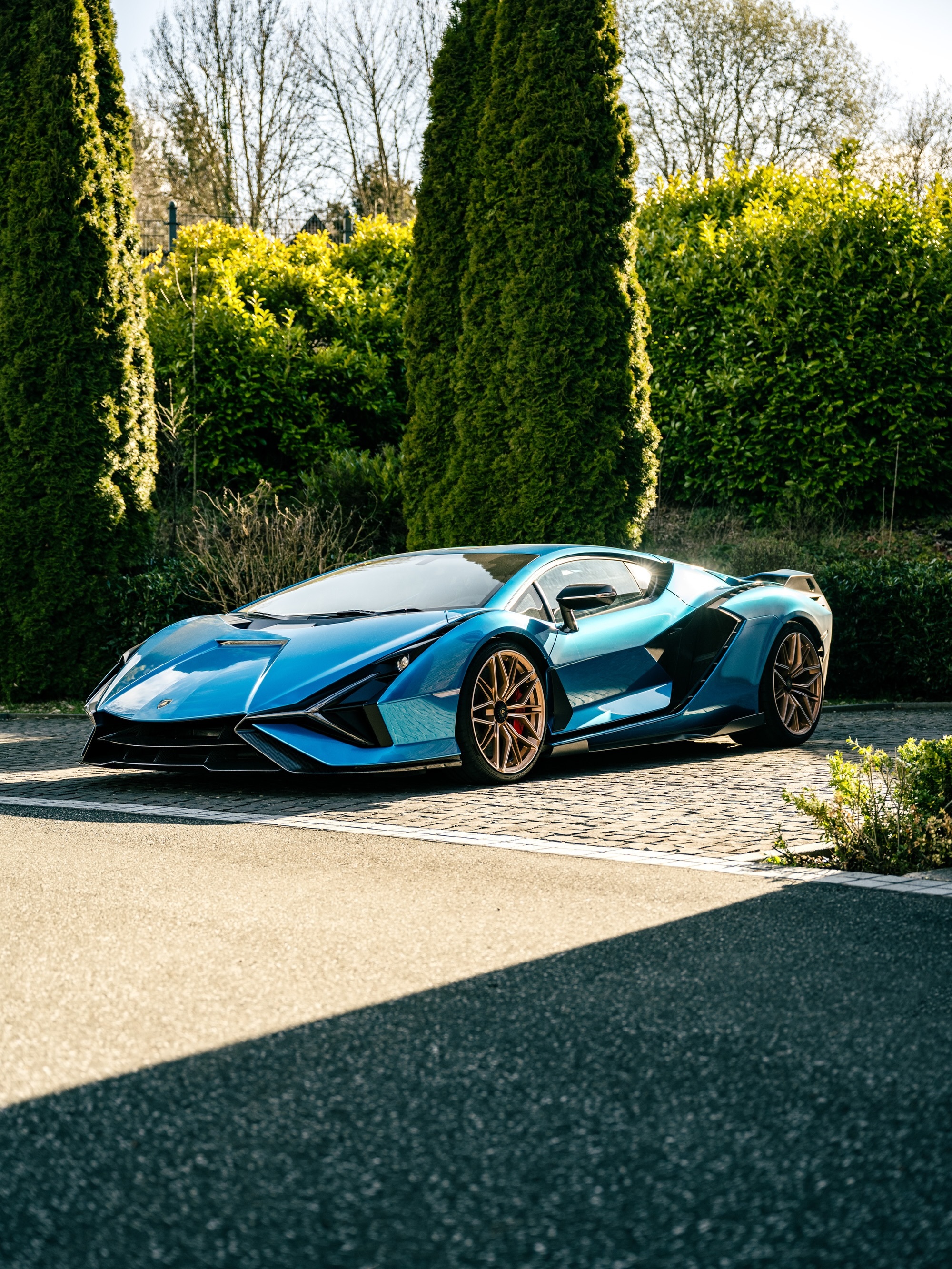 Lamborghini Sián FKP 37油漆：Blu Uranus 