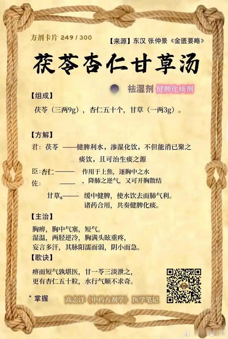 我发表了:《茯苓杏仁甘草汤妙方走天下》 茯苓杏仁甘草汤妙方走天下  淄博·广成中