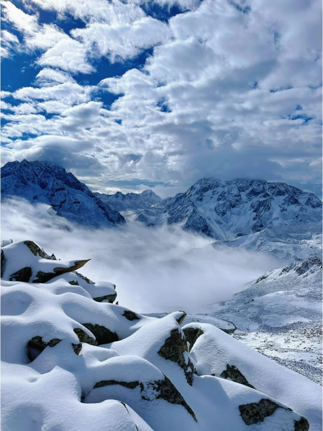 奥太娜丨人生第一座雪山❗️