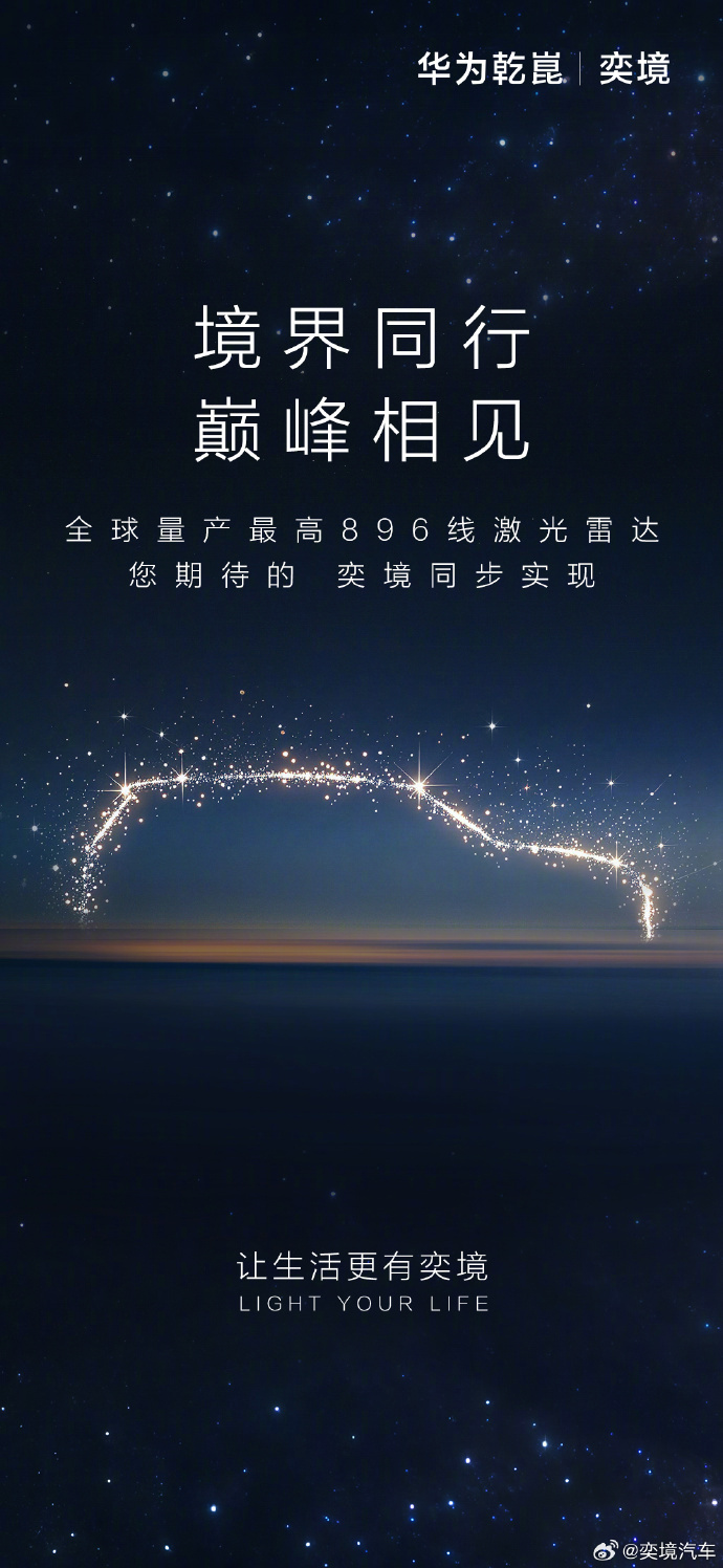 【华为乾崑与东风联手打造：奕境搭载全球量产最高896线激光雷达】3 月 5 日消