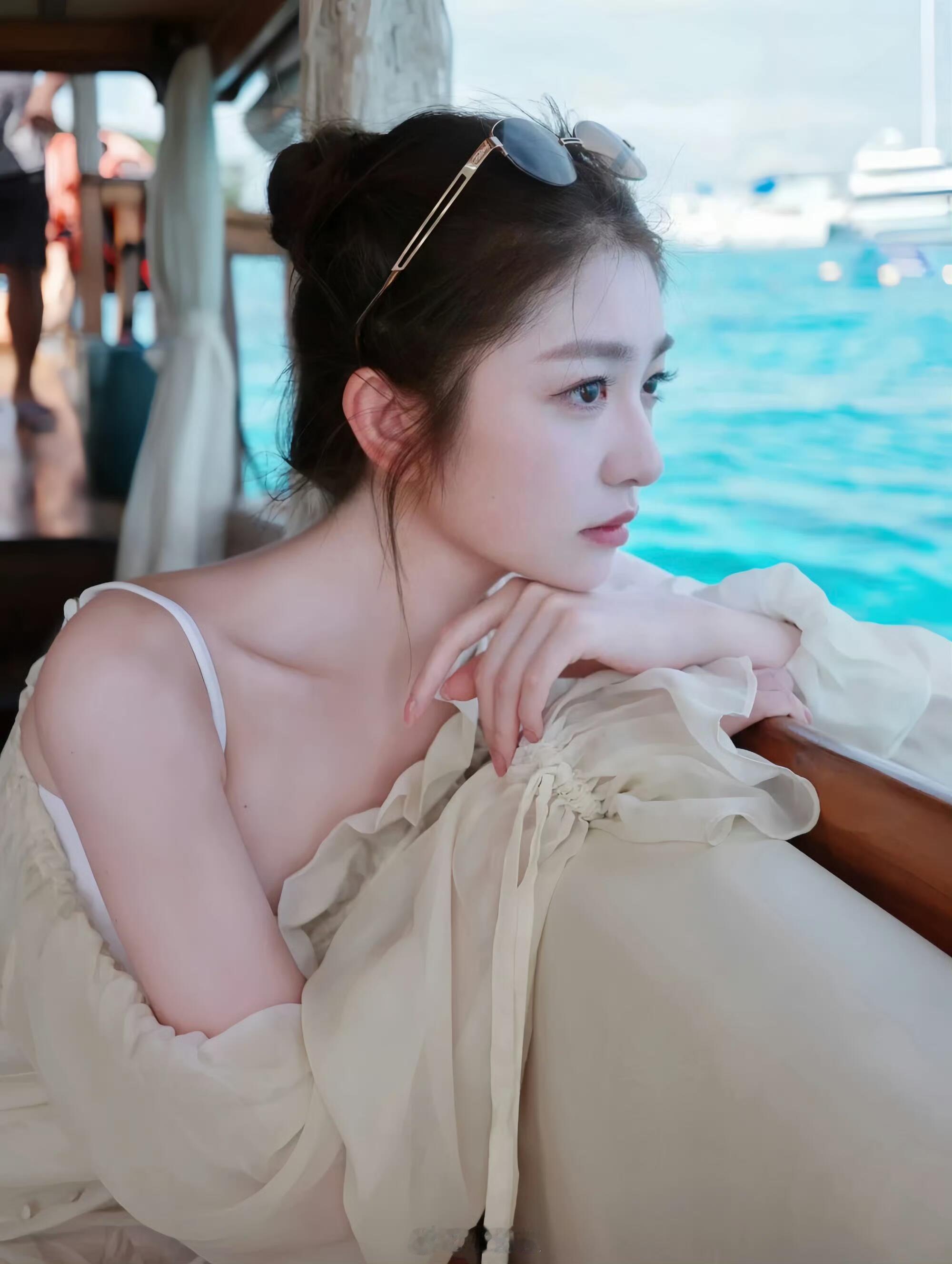 心动的信号[超话]我的妈呀美成啥了这咋能这么美！！！！！徐如蓝心动的信号‖徐如蓝