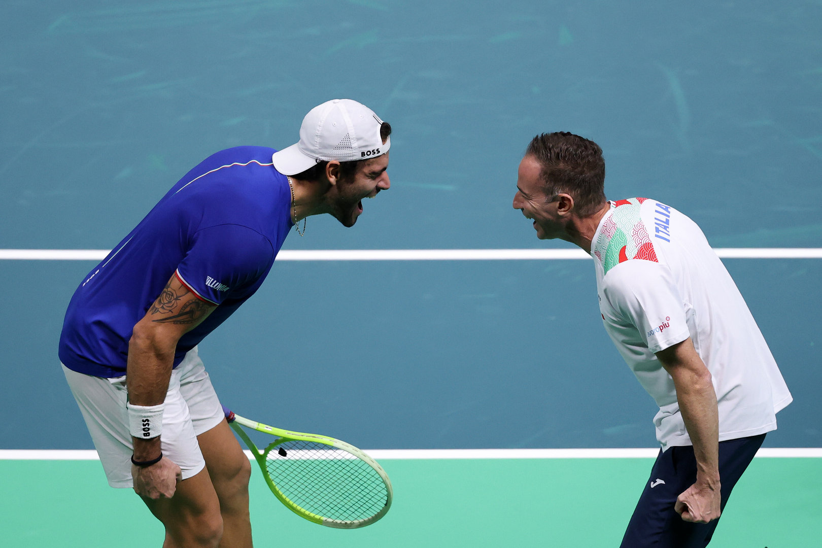 意大利击败奥地利晋级 决赛圈四强🇮🇹具体比分：贝雷蒂尼 6-3 7-6(4)