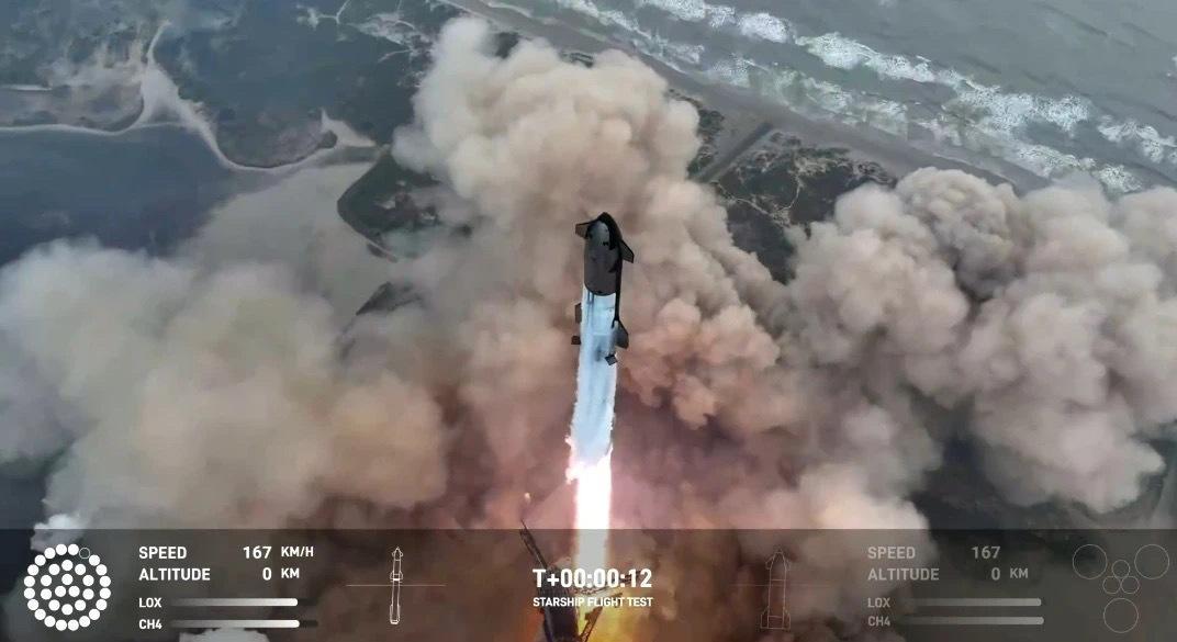 【#SpaceX星舰第四次试飞#成功 】北京时间2024年6月6日，由Space