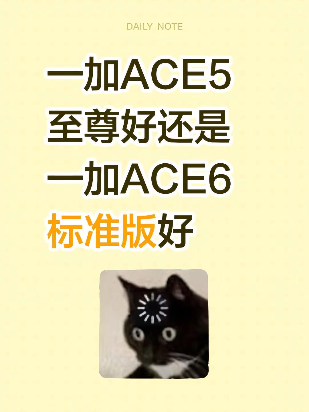一加ACE5至尊好还是一加ACE6标准版好