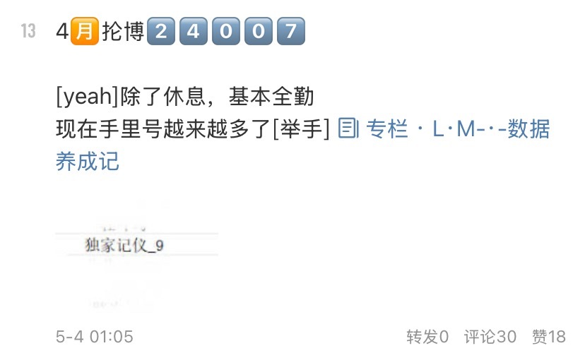 djjy的专属养成系，以前散抡没有提交过记录到四月第一次提交，一个月有两万多，到