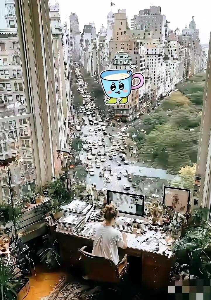 在这里办公，内心肯定是喧闹嘈杂的，还不如换个绿色世界。