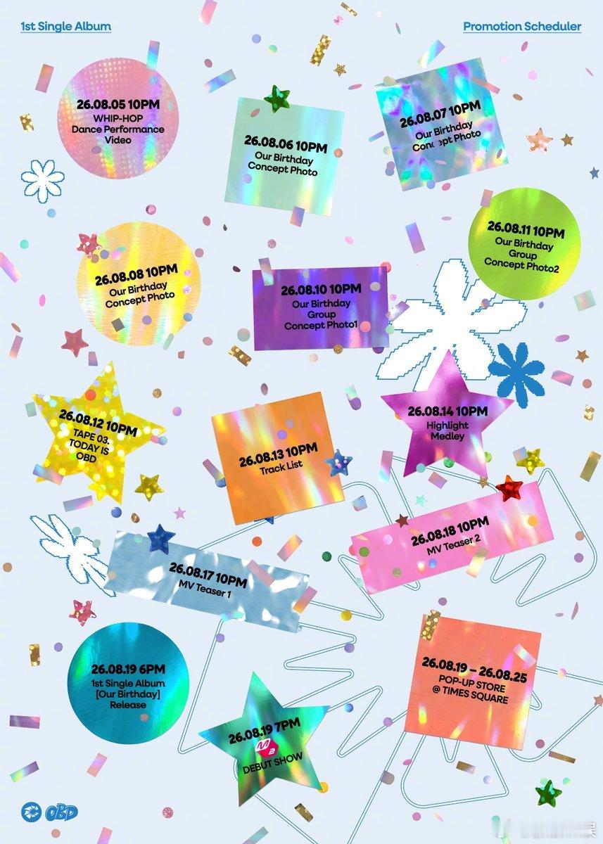 JYP新女团出道JYP新女团OURBIRTHDAY出道专辑JYP新女团OURBI