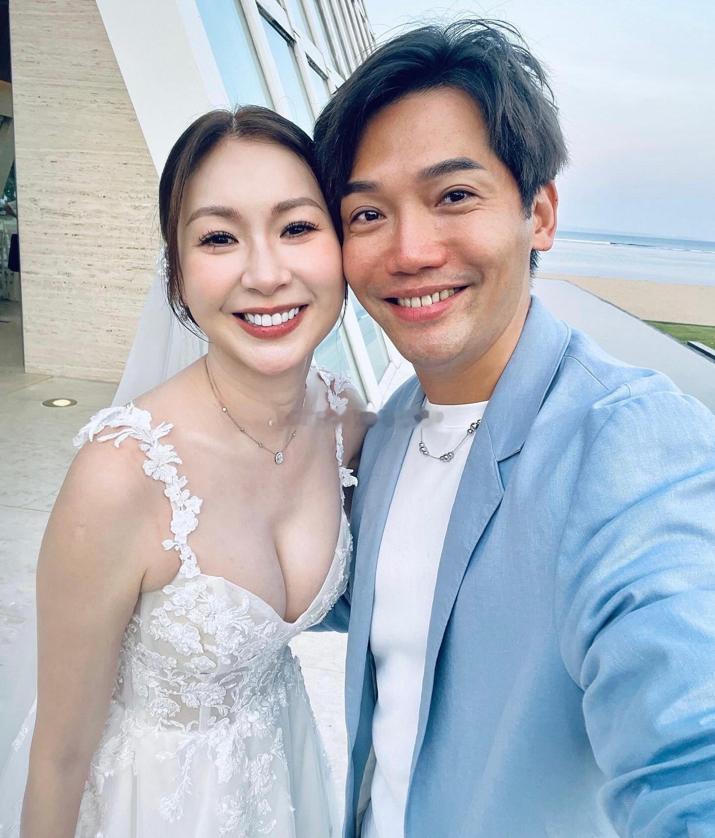 胡杏儿夫妇、吴若希参加庄思敏婚礼 ​​​
