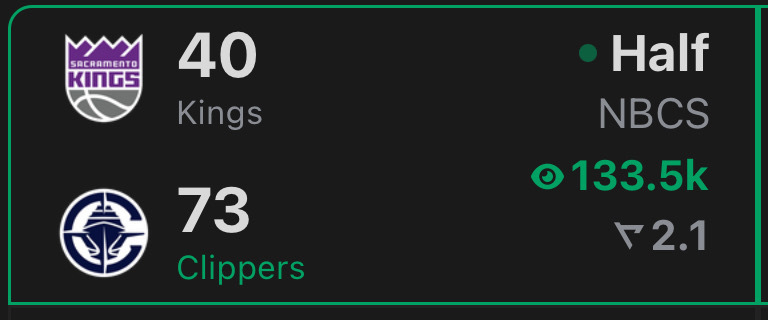 北伐的船以及国王很可能是西部抽乐透的第一名国王vs快船