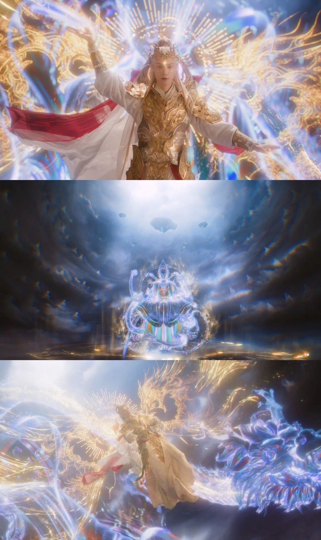 水龙吟开大一次更比一次强 从星河浩渺到金甲加身，罗云熙的开大场面一次比一次惊艳！