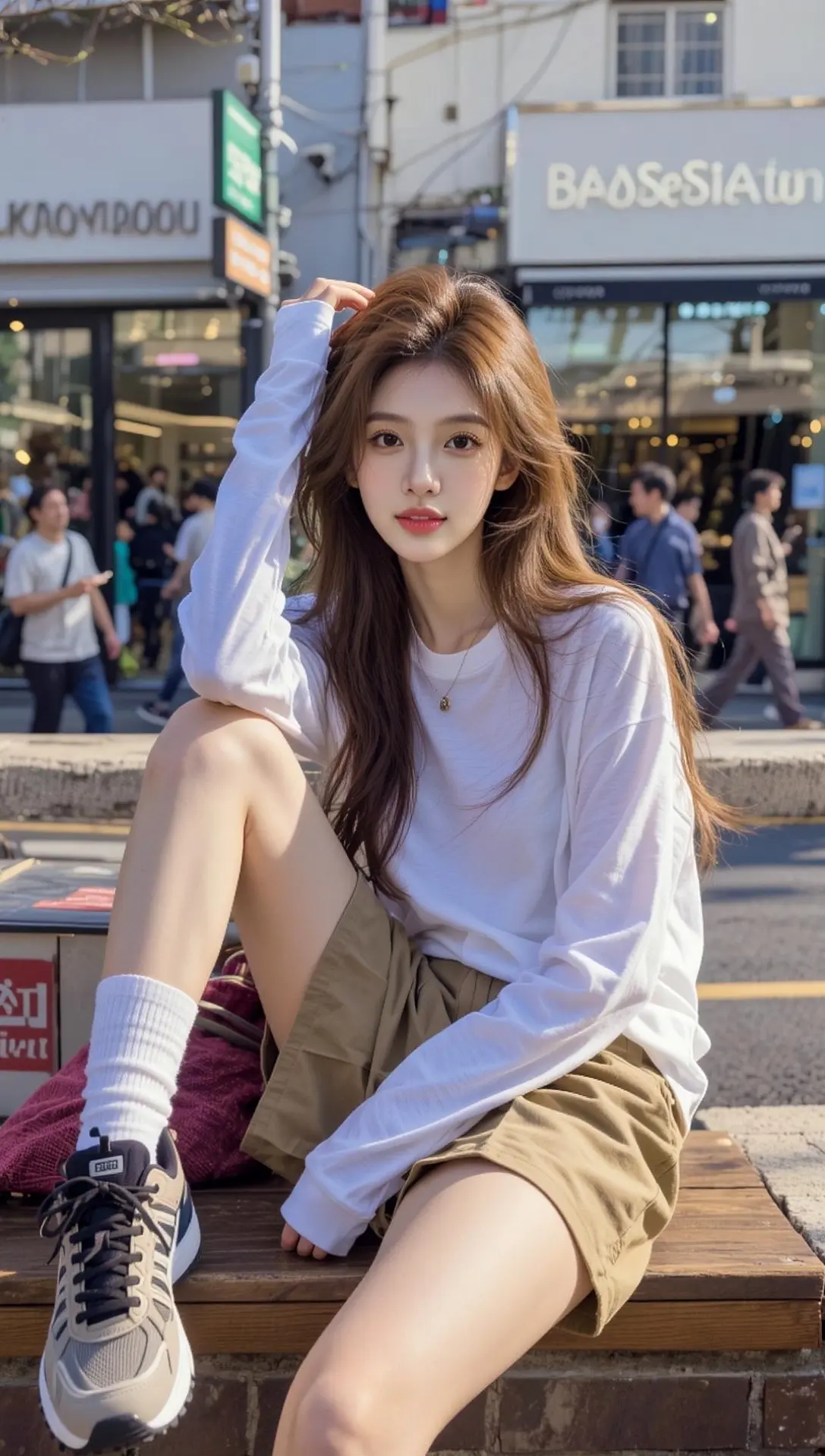 AI日系街拍 随变ai随便玩 ai创作随变ai合拍也太好玩了吧 随变一拍都很夯