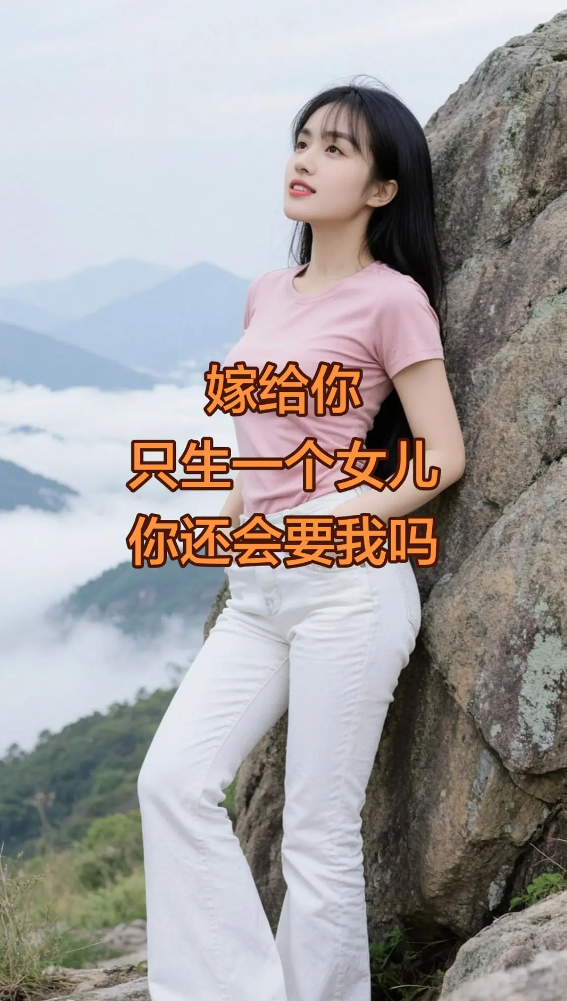 AI山景清新照  ai创作