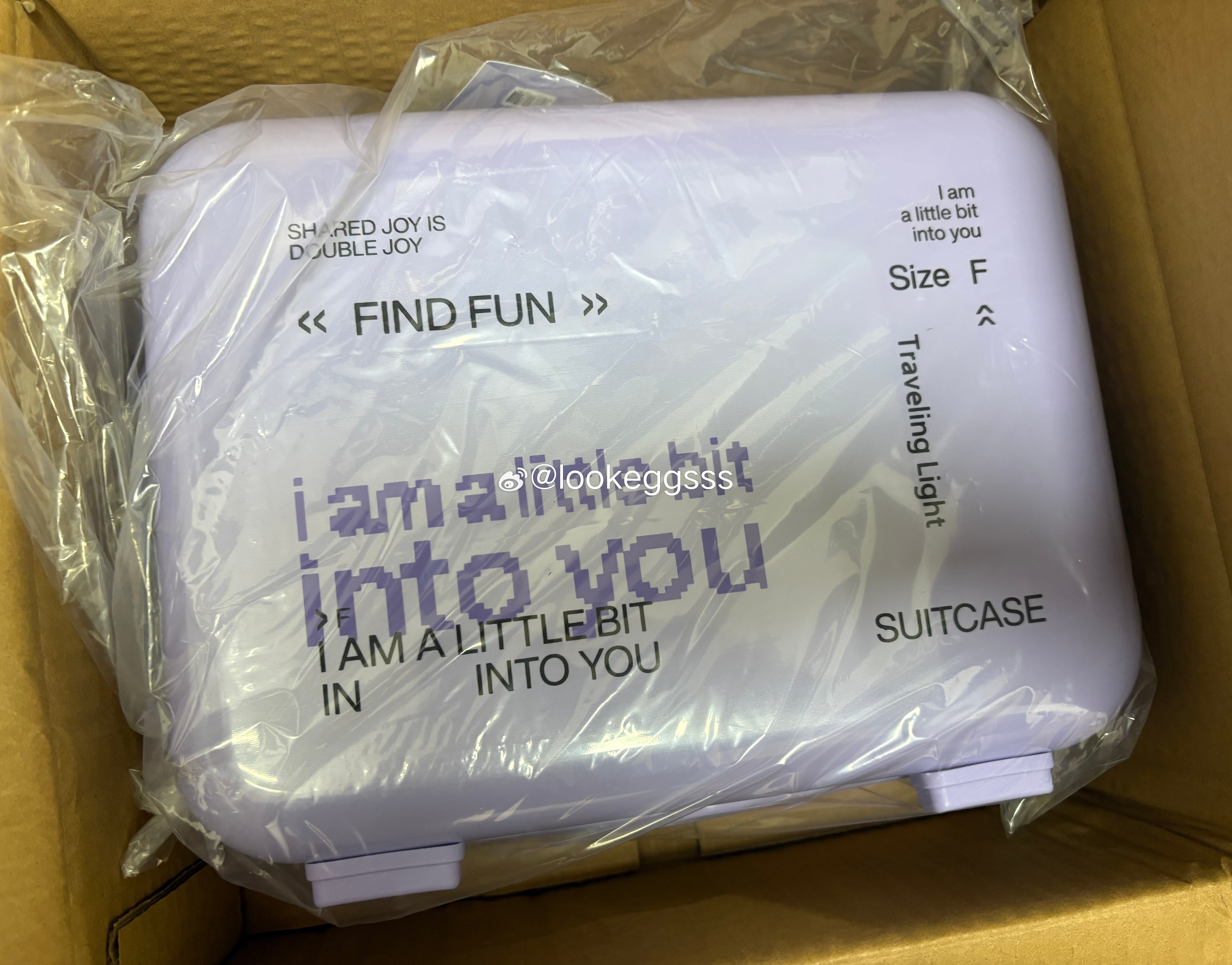 到了一个快递📦我一看 是个小行李箱🧳喜欢 