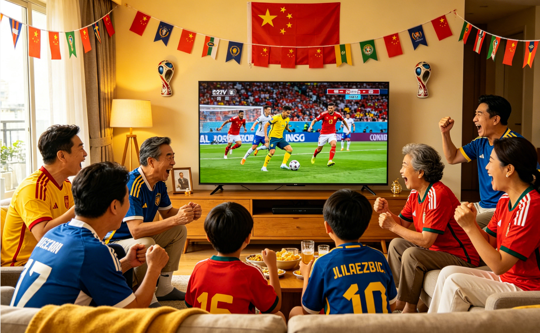 中国人最适合看世界杯 在中国，世界杯早已超越足球，是全民社交事件。7.7% 观众
