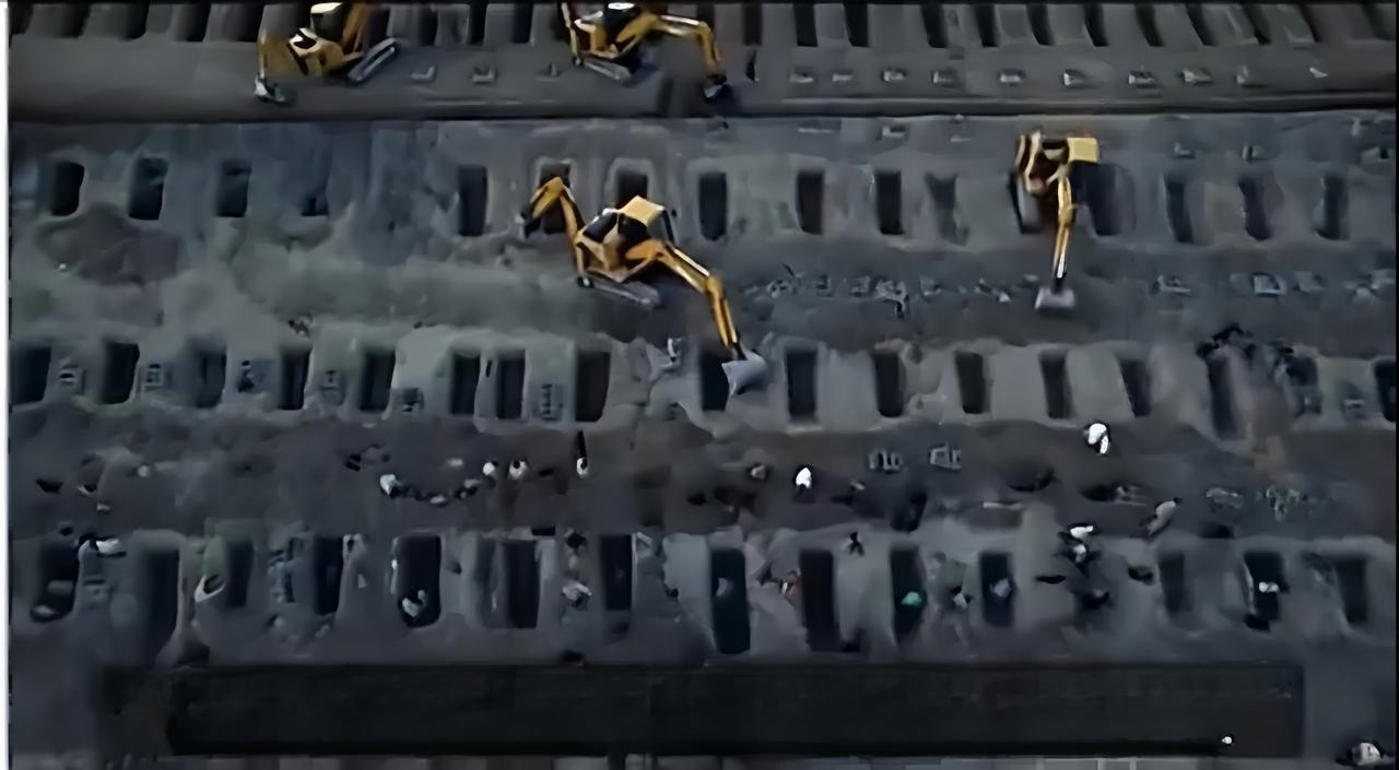 大批挖掘机正在为空袭中遇难的伊朗女学生挖掘墓穴。

在本次中东冲突中，美以战机轰