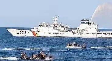 5月9日据韩联社消息，韩国海警在仁川白翎岛附近海域，以非法越界捕捞为由查获两艘我