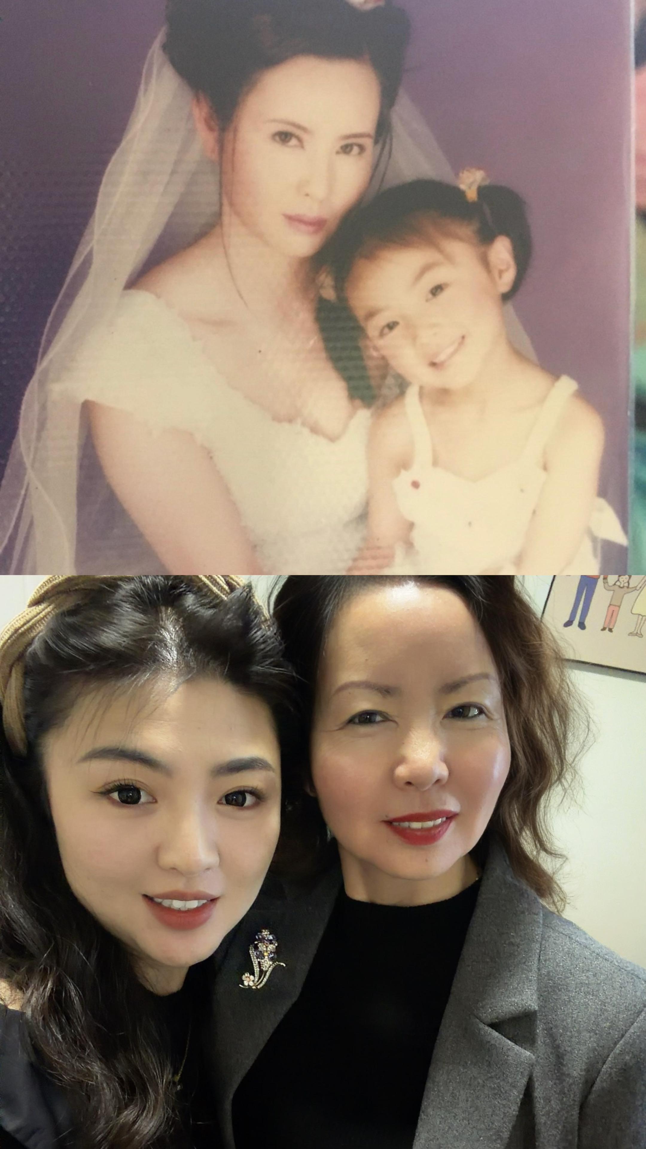 我意气风发 像偷走了你的年华 让你青丝变白发 皱纹嵌进了脸颊