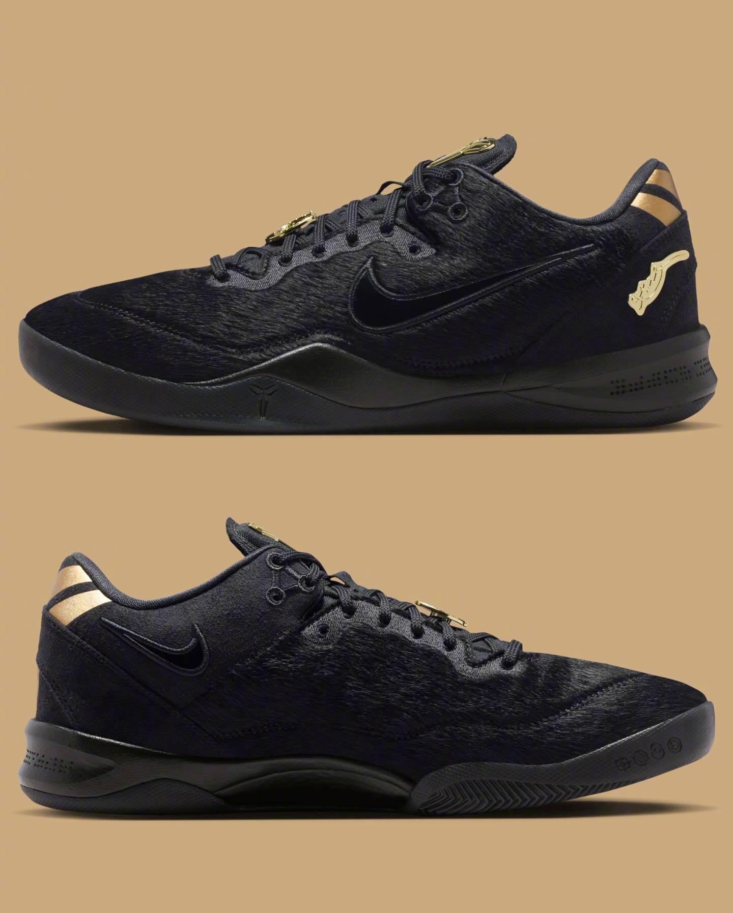 将会在明年发售的 Kobe 8 EXT 马年配色，鞋面也很应景的用了类似马毛的材