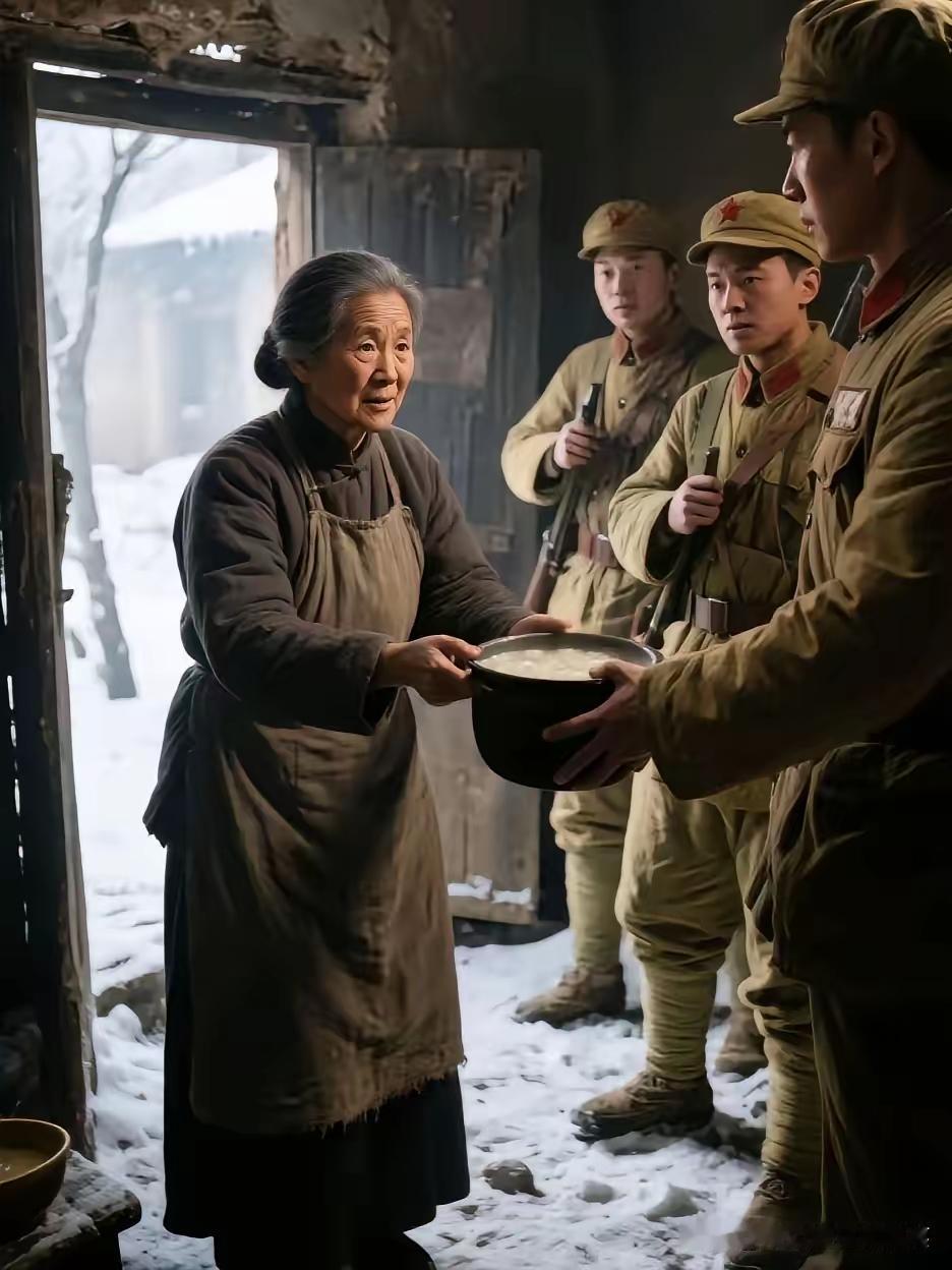 1941年老婆婆煮粥给八路军喝，排长发现不对劲大喊道：都别喝

那天清晨，河北阜